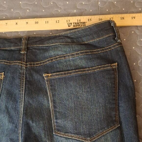 New Directions Dark Blue Straight Leg Jeans size 14 - Picture 6 of 7